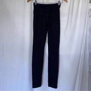 White House Black Market Dark Blue Denim Runway Legging Size 00